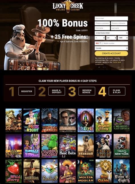  sign up for lucky creek casino
